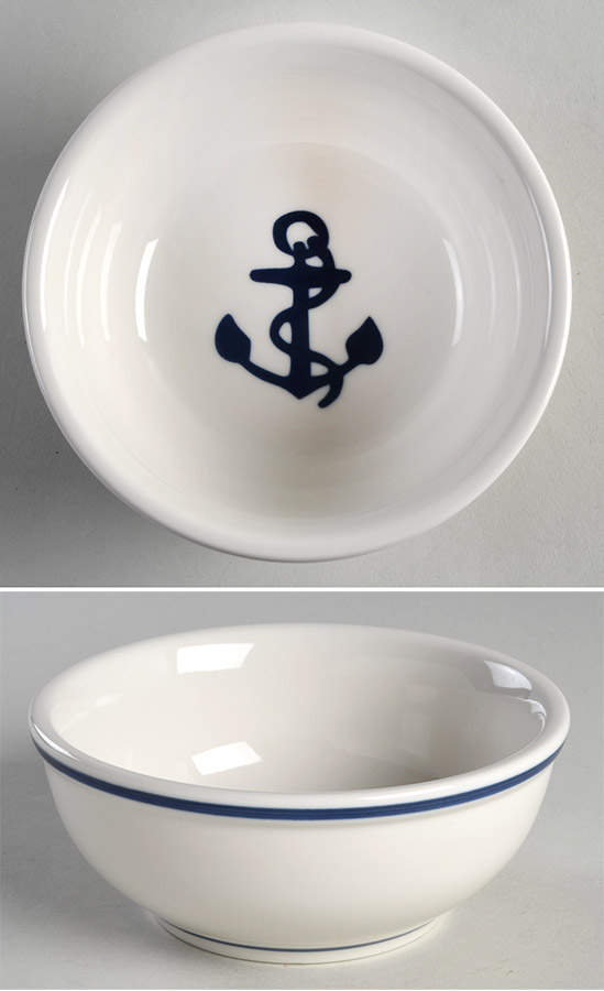 Navy Blue Collection Soup/Cereal Bowl by Unknown Manufacturer-1