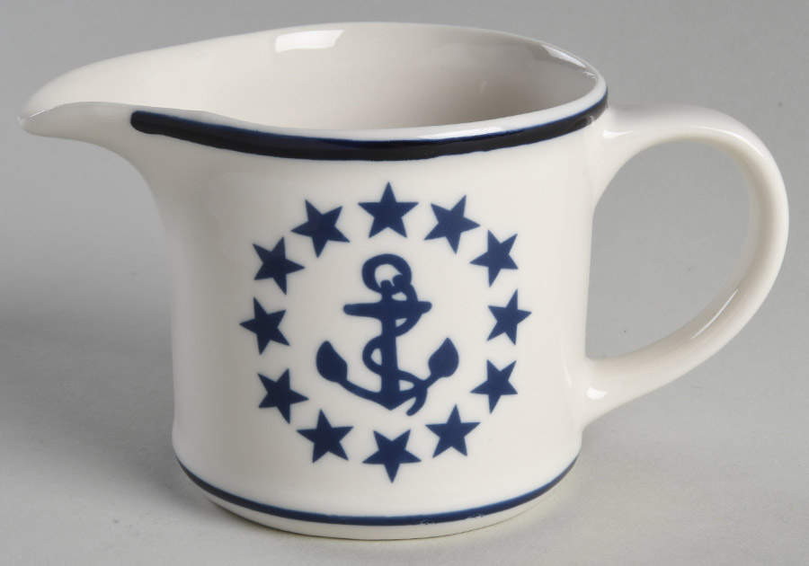 Navy Blue Collection Creamer by Unknown Manufacturer-1