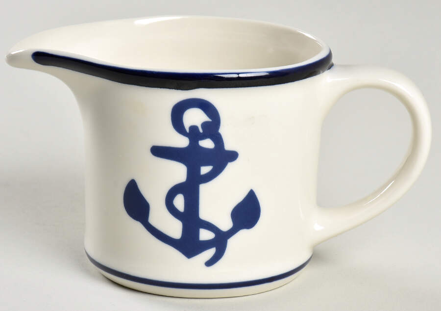 Navy Blue Collection Creamer by Unknown Manufacturer-1