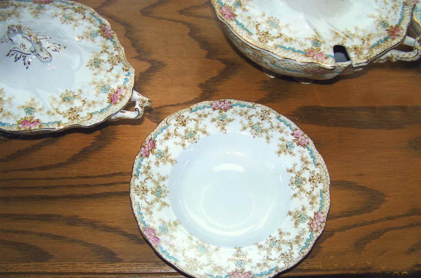 Kings Border Rim Soup Bowl by Upper Hanley-1