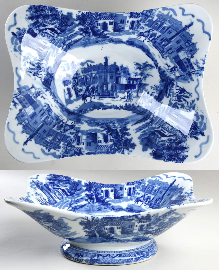 CX919 12" Pedestal Bowl by China (Made in China)-1
