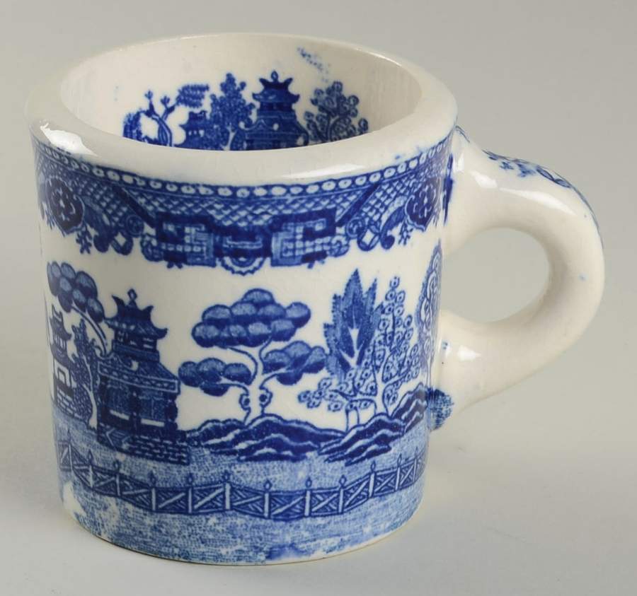 Willow (Blue, No Marks) Mug by Unknown Manufacturer-1