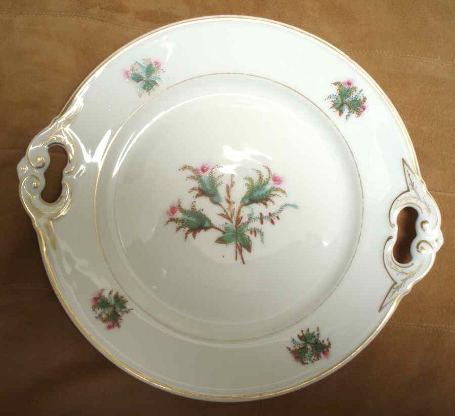 UC597 Handled Cake Plate by Unknown Manufacturer-1