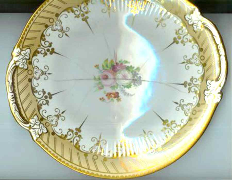 2719 Handled Cake Plate by Unknown Manufacturer-1