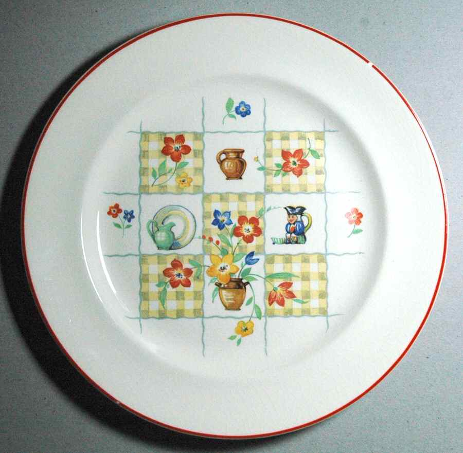 Old Curiosity Shop (Camwood Ivory) Dinner Plate by Universal-1