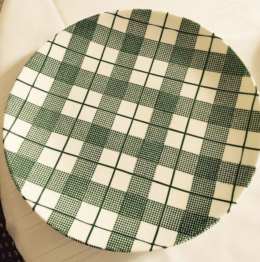 Heather Plaid Green Dinner Plate by Royal (USA)-1