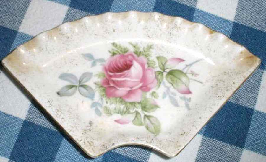 Dresden Rose Lazy Susan-Side Dish by Norcrest-1