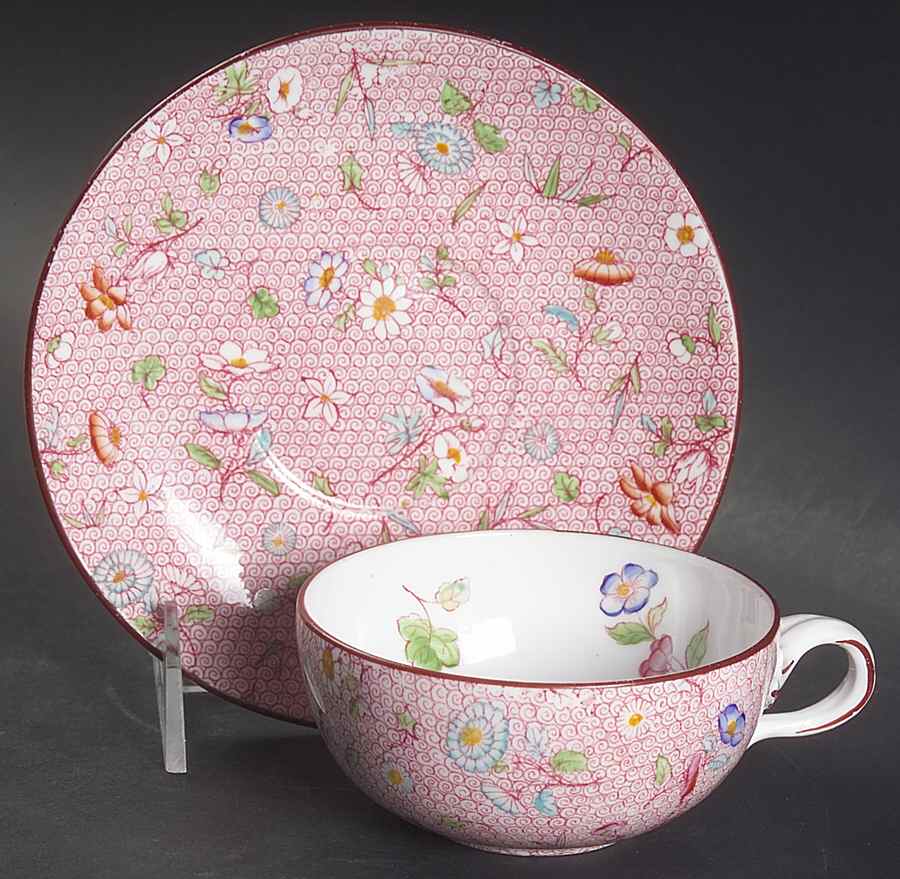 774 Flat Cup & Saucer Set by Utzschneider-1