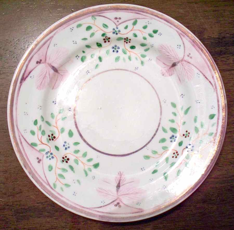 819 (Butterfly) Salad Plate by England-1