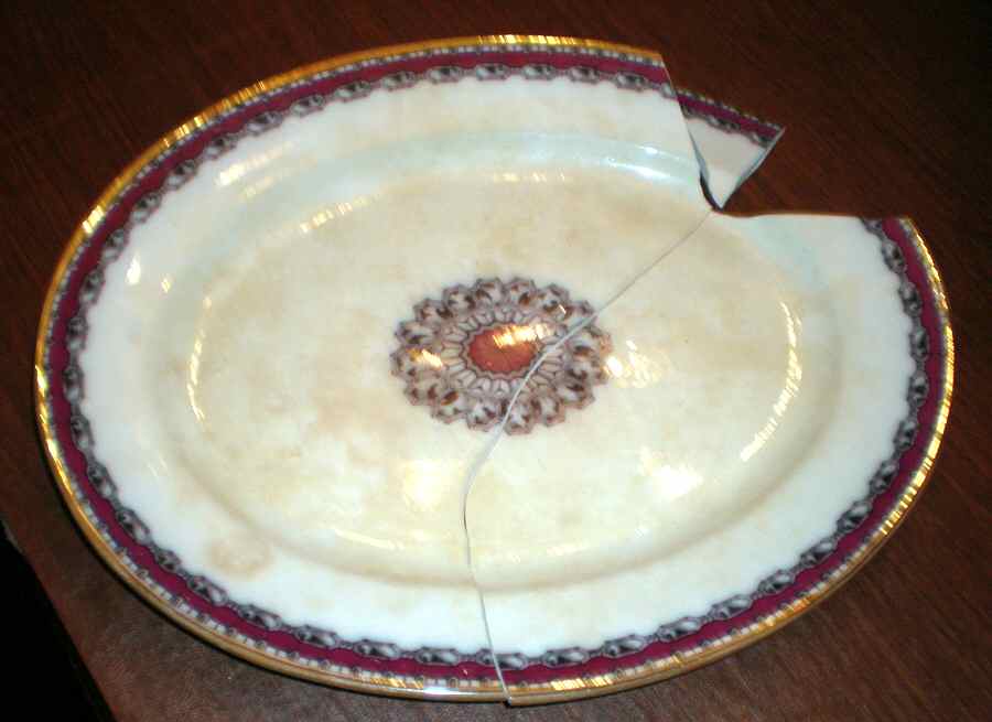 Jewel 20" Oval Serving Platter by Unknown Manufacturer-1