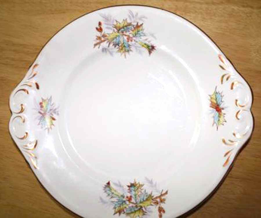 1672-1 Handled Cake Plate by Unknown Manufacturer-1