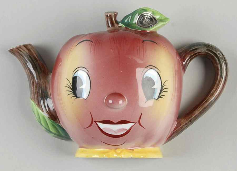Apple Face Wall Pocket Vase by Ucagco-1