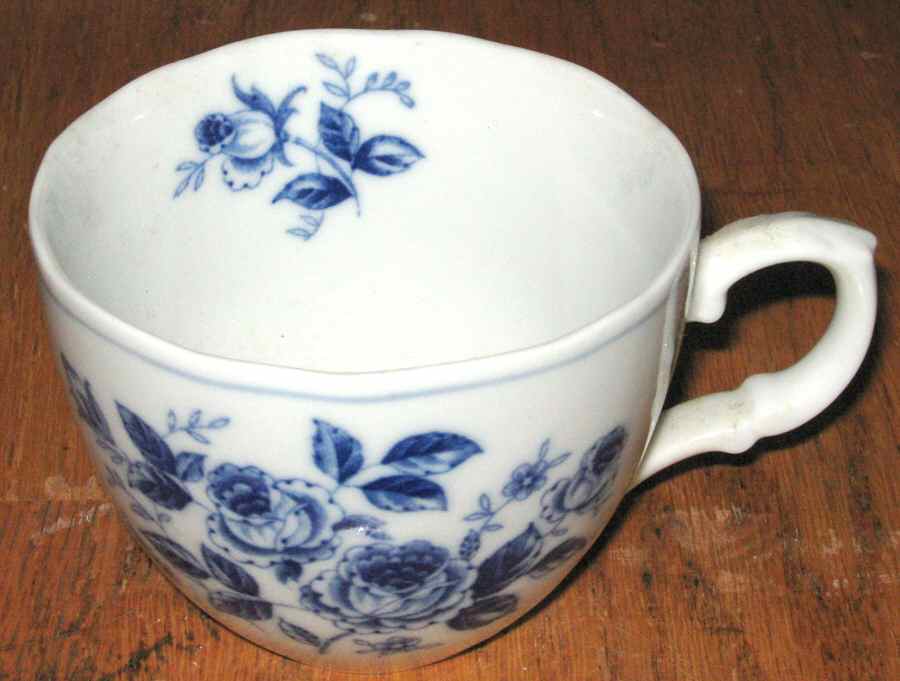 York Rose Flat Cup by Unknown Manufacturer-1