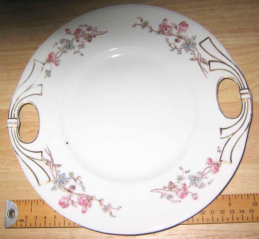 UC737 Handled Cake Plate by Unknown Manufacturer-1