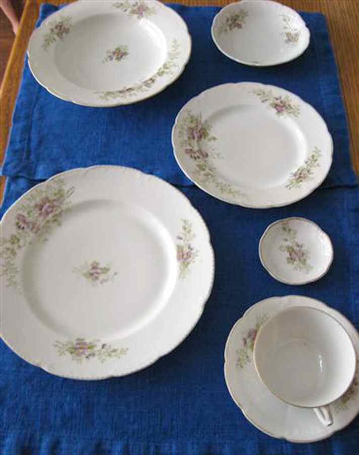 5658 Flat Cup & Saucer Set by Unknown Manufacturer-1