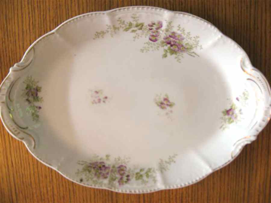 5658 12" Oval Serving Platter by Unknown Manufacturer-1