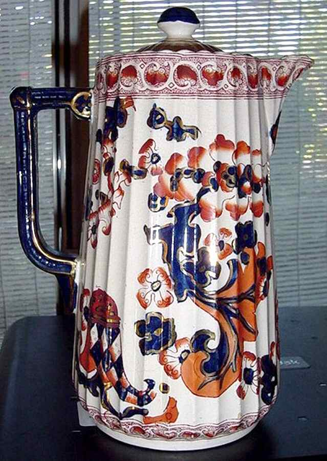 Indian Coffee Pot & Lid by S Fieldings & Co.-1