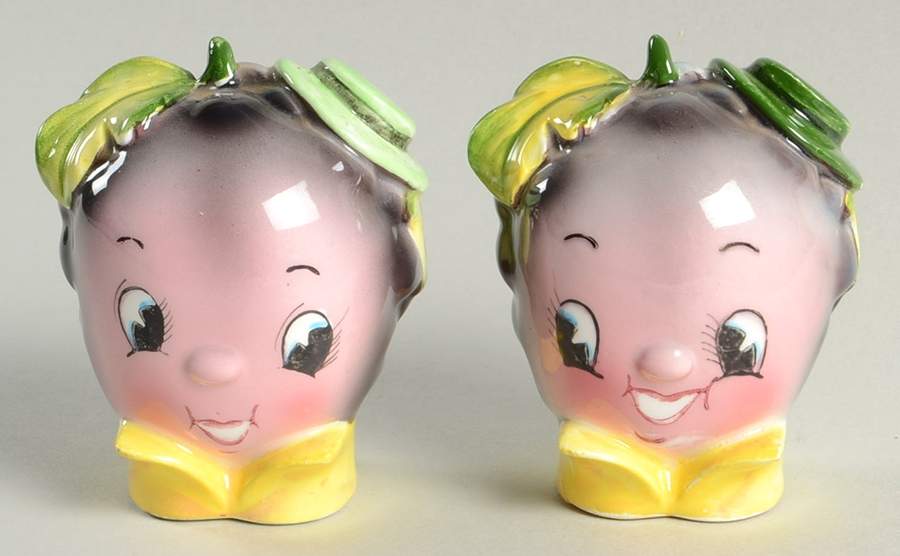Fruit Faces Salt & Pepper Set by Ucagco-1