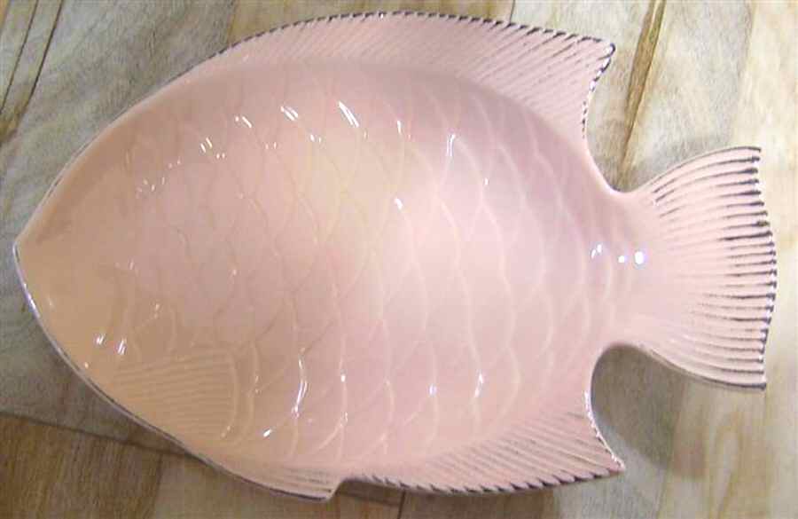 Catch of the Day Pink Dinner Plate by Unknown Manufacturer-1