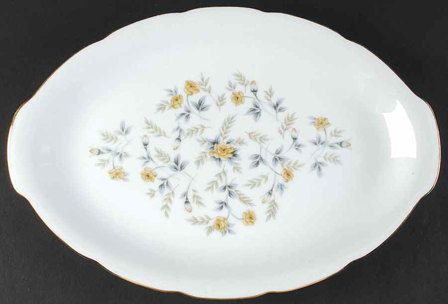 Cascade Rose 14" Oval Serving Platter by Ucagco-1