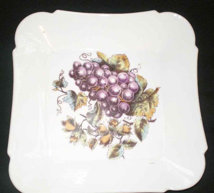 UC757 Square Dinner Plate by Unknown Manufacturer-1