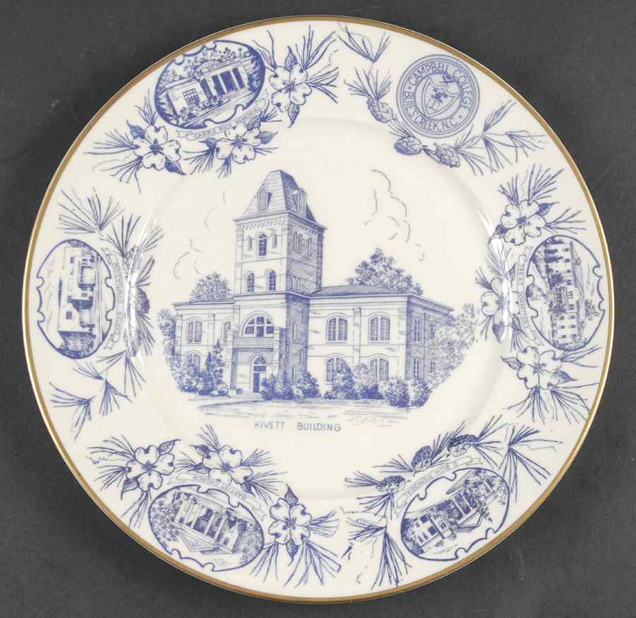 Campbell College Dinner Plate by Unknown Manufacturer-1