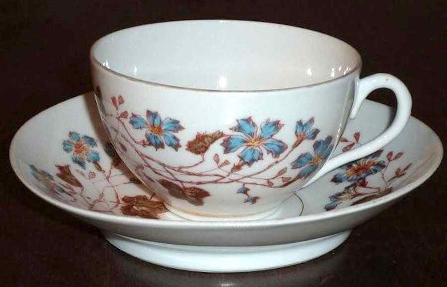 2527 (Smooth) Flat Cup & Saucer Set by Marx & Gutherz-1