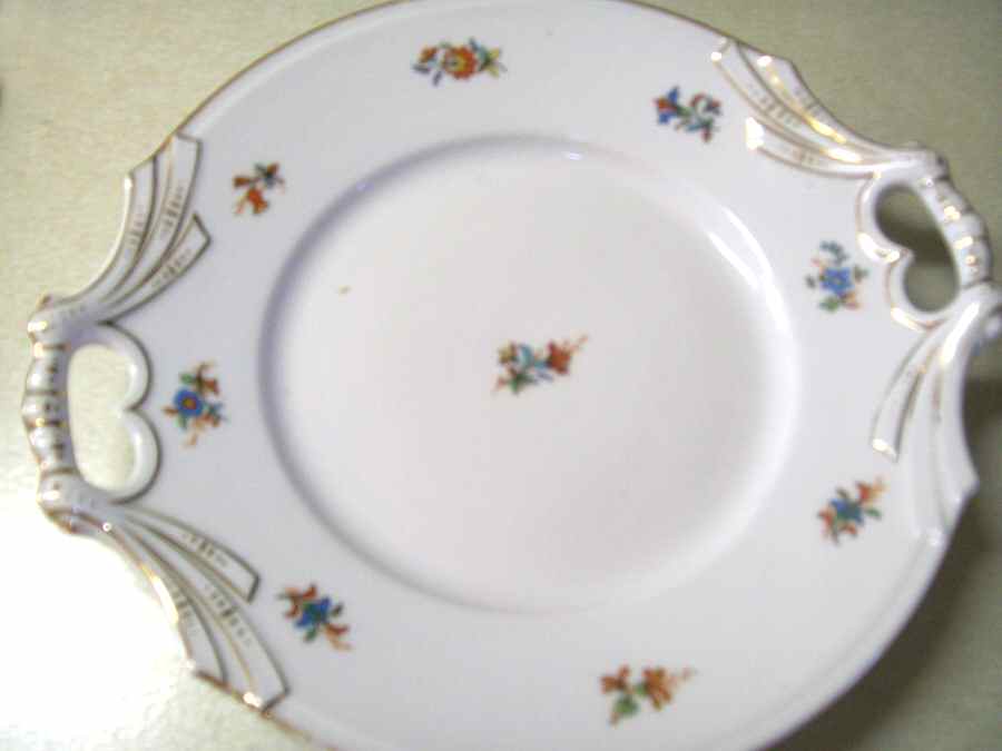 9026 Handled Cake Plate by Unknown Manufacturer-1
