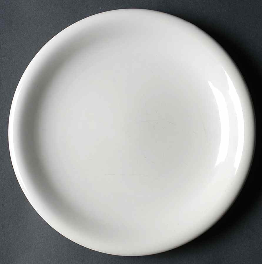 Siestaware White Dinner Plate by Unknown Manufacturer-1