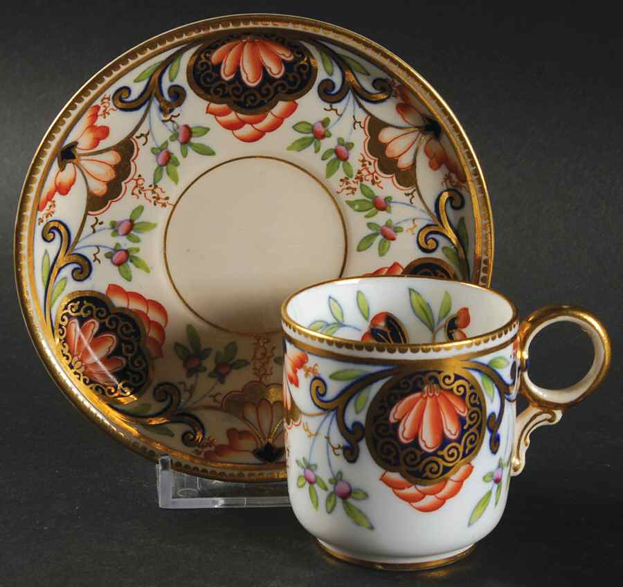 8180 Flat Demitasse Cup & Saucer Set by England-1