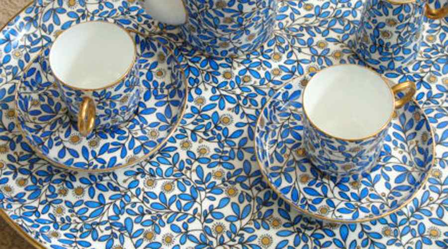 K465 Flat Cup & Saucer Set by Unknown Manufacturer-1