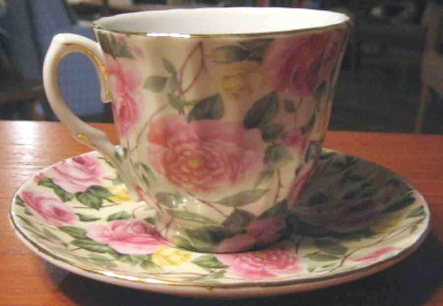 Princess Mary Anne Footed Cup & Saucer Set by Unknown Manufacturer-1