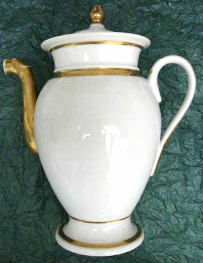 Embassy Gold Coffee Pot & Lid by France-1