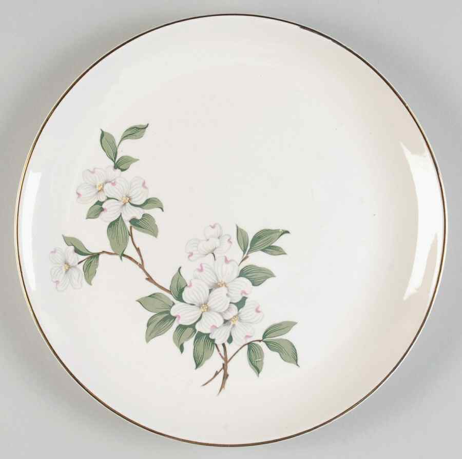 HAR79 GOLD TRIM Dinner Plate by Harker-1