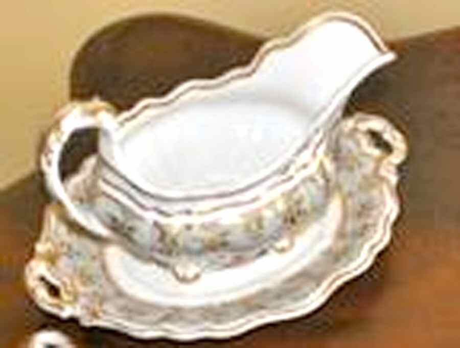 2373 Gravy Boat & Underplate by Unknown Manufacturer-1