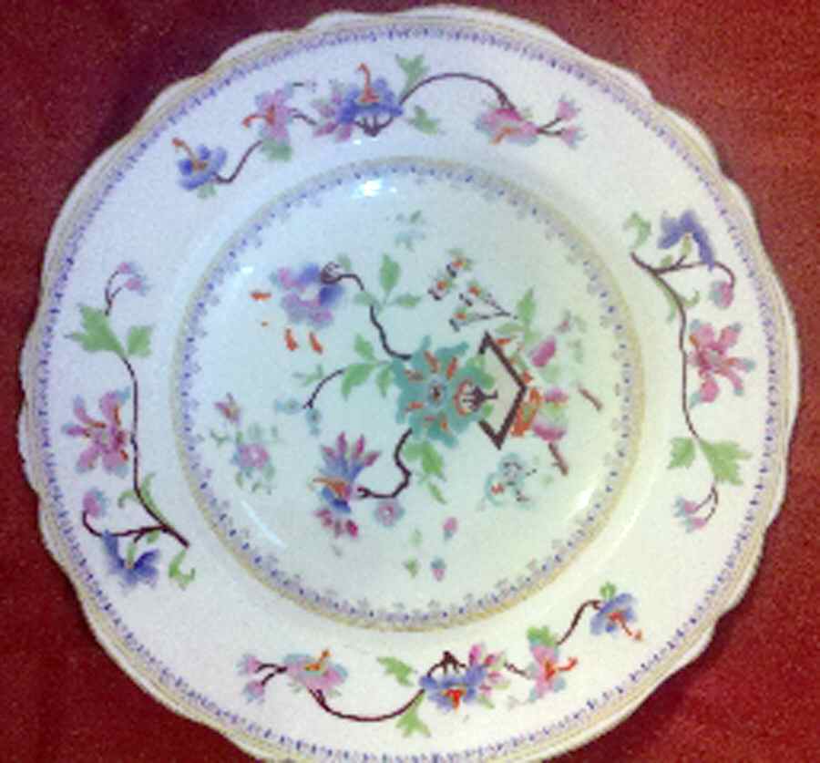 Flower Pot Rim Soup Bowl by England-1