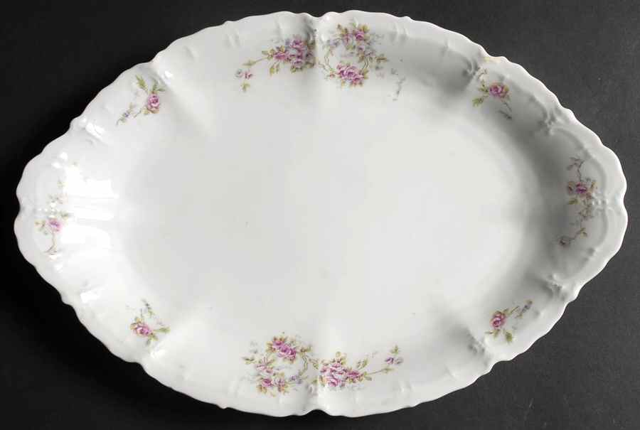 UC813 12" Oval Serving Platter by Unknown Manufacturer-1