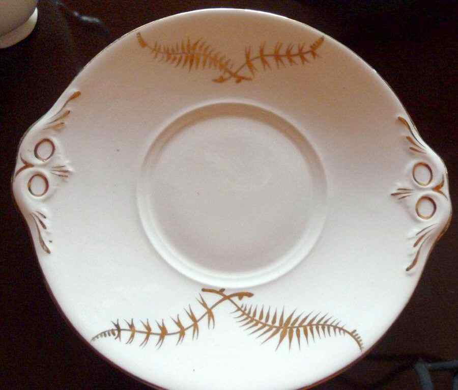1109 Handled Cake Plate by Unknown Manufacturer-1