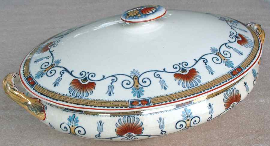 Myra Oval Covered Vegetable by Upper Hanley-1