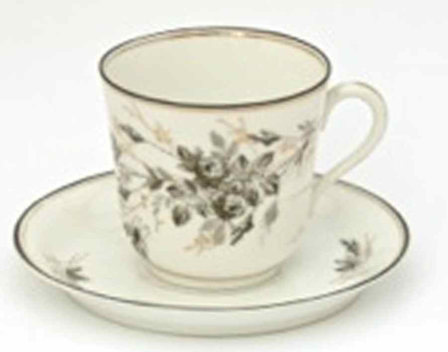 12008 Flat Cup & Saucer Set by Unknown Manufacturer-1