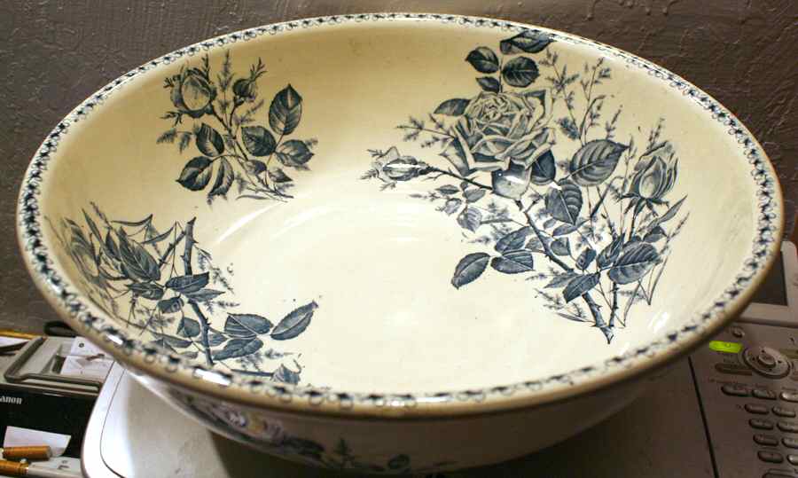 Rose Footed Basin by Unknown Manufacturer-1
