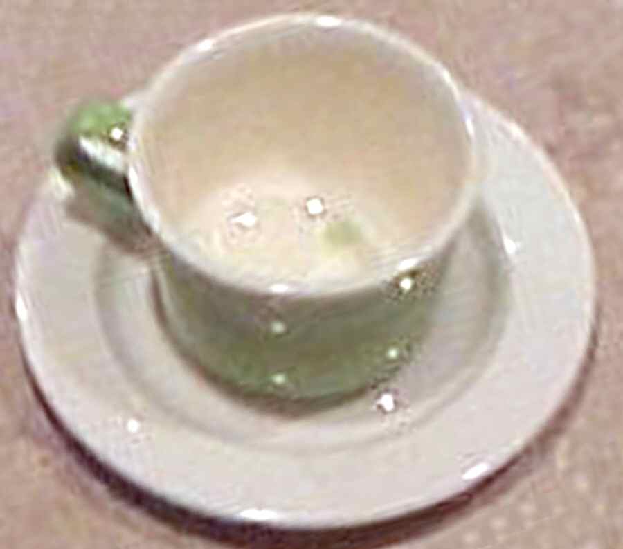 USA89 Flat Cup & Saucer Set by USA-1
