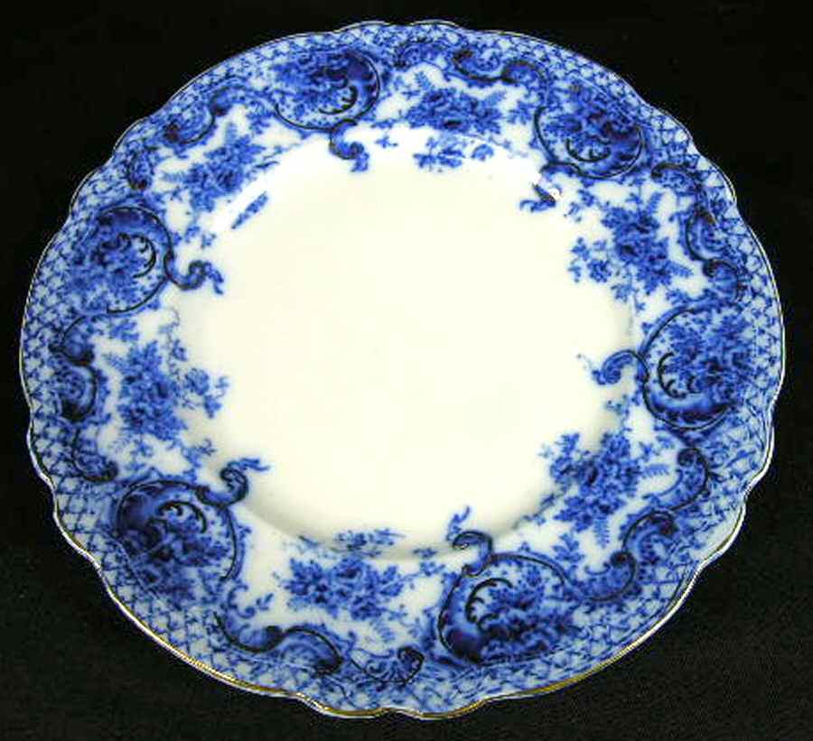 Accacia Flow Blue Dinner Plate by Upper Hanley-1