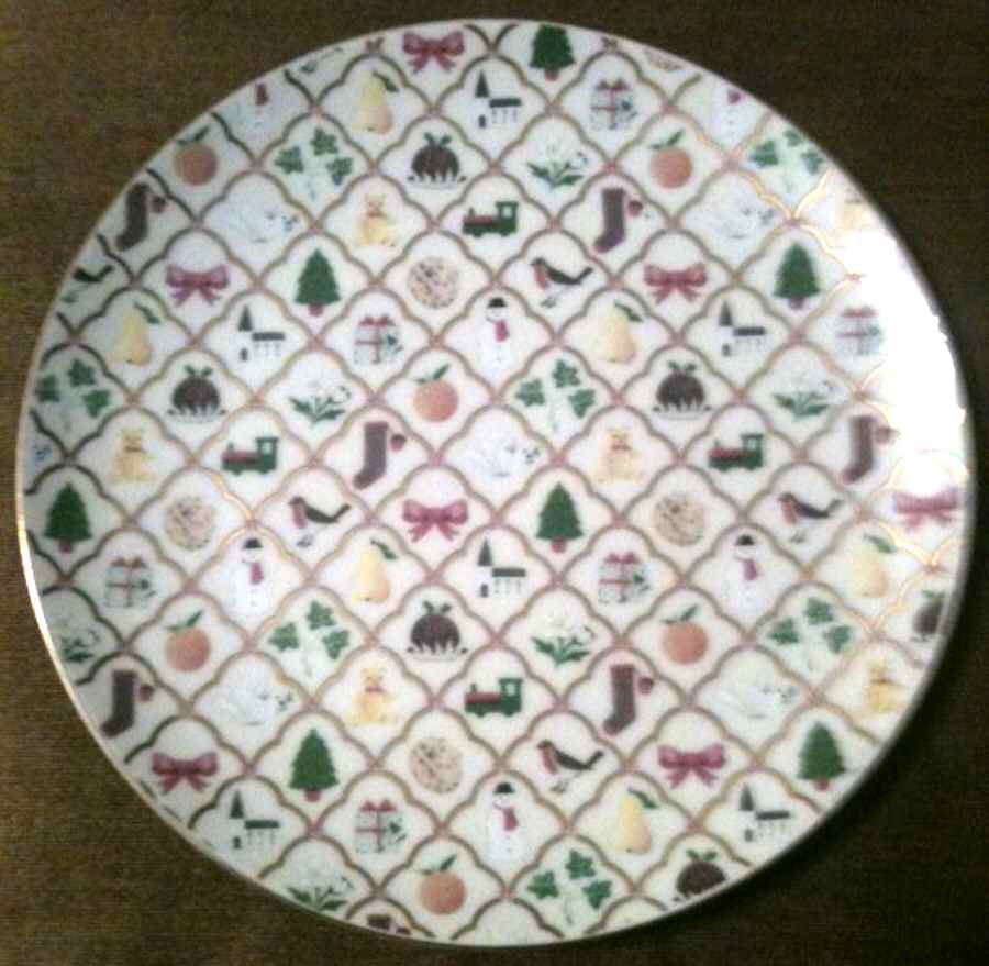 Christmas Morning Salad Plate by Department 56-1