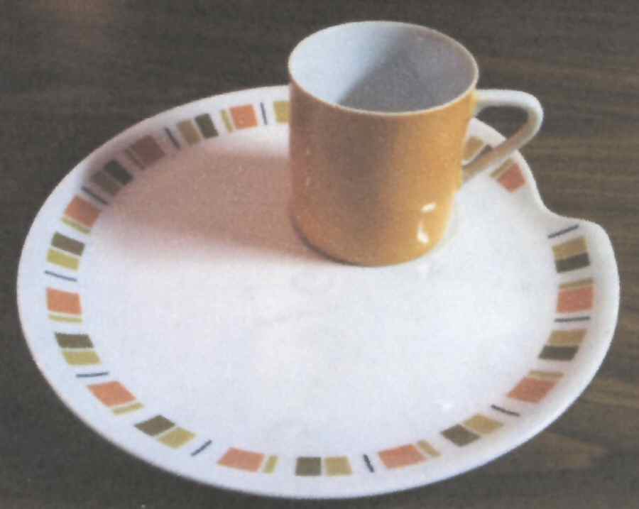 Harmony Snack Plate & Cup Set by Mikasa-1