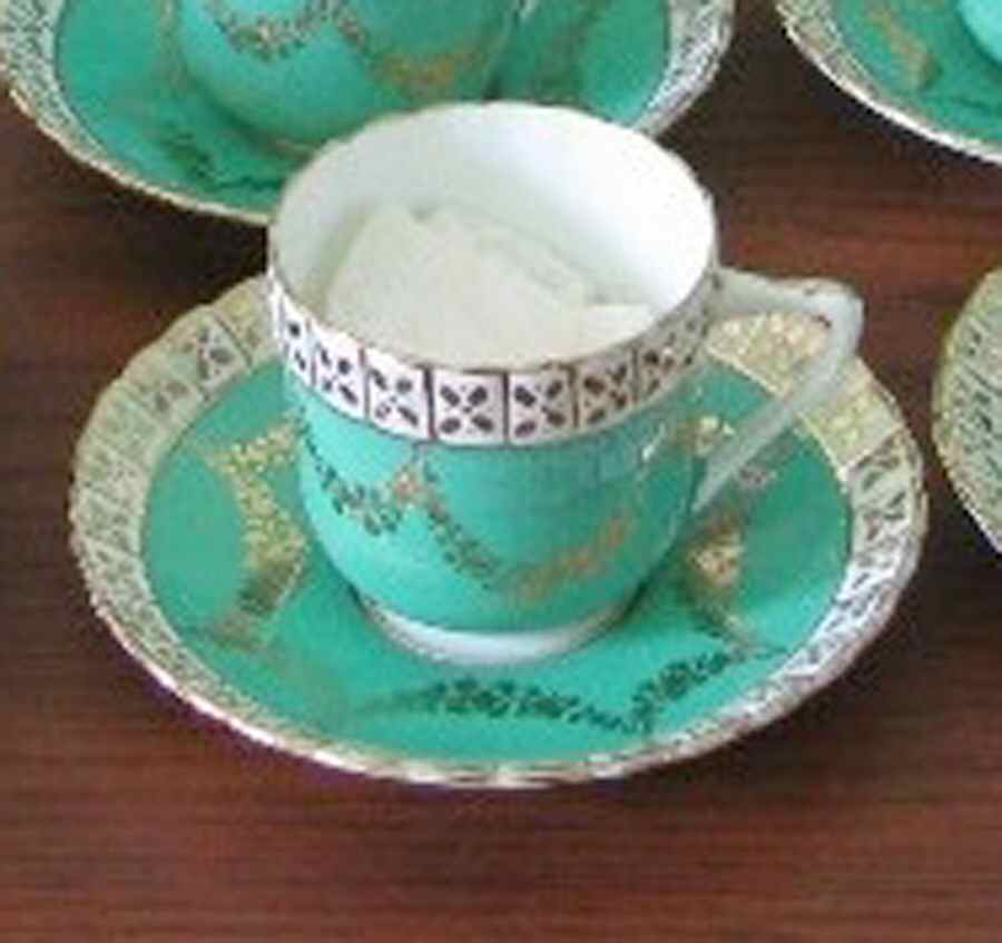 6141 Flat Cup & Saucer Set by Unknown Manufacturer-1