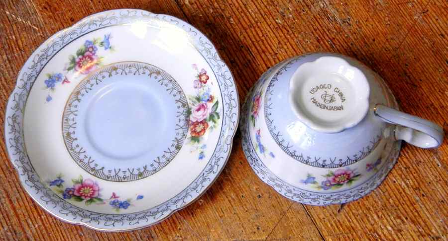 UCA77 Footed Cup & Saucer Set by Ucagco-1