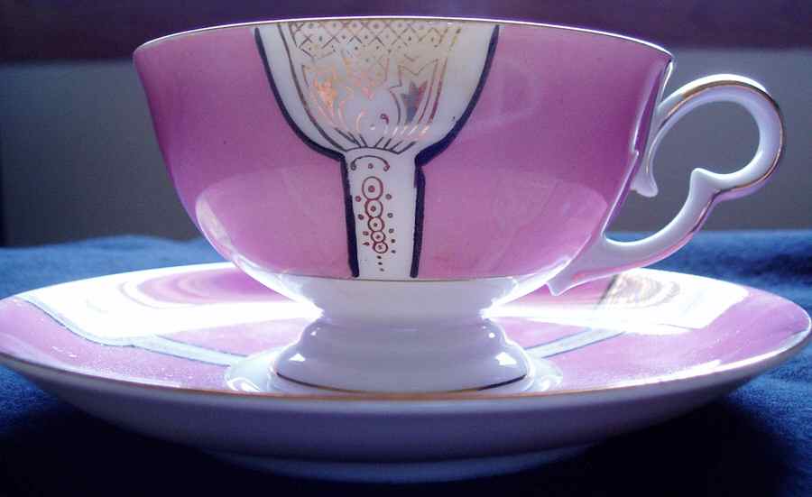 UCA78 Footed Cup & Saucer Set by Ucagco-1