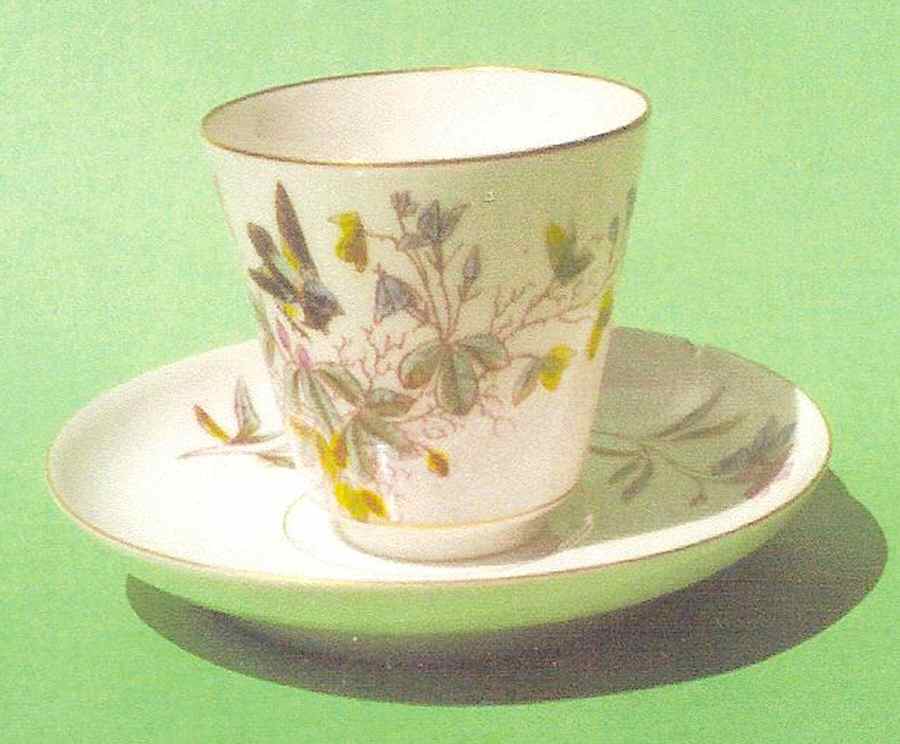 UC626 Flat Demitasse Cup & Saucer Set by Unknown Manufacturer-1