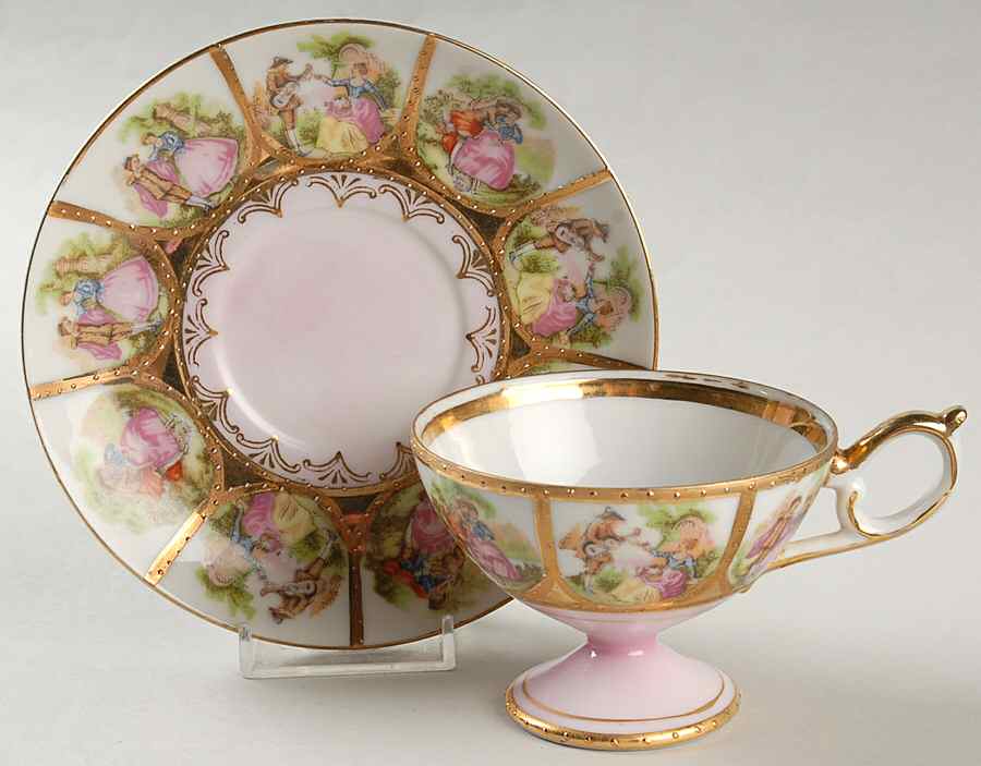 7700 Footed Cup & Saucer Set by Arnart-1